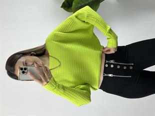 Yarasa Kol Yeşil Kazak 