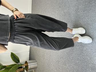 Yıkamalı Antrasit Crop Takım