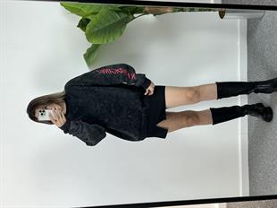 Yıkamalı Sırt Detay Sweat