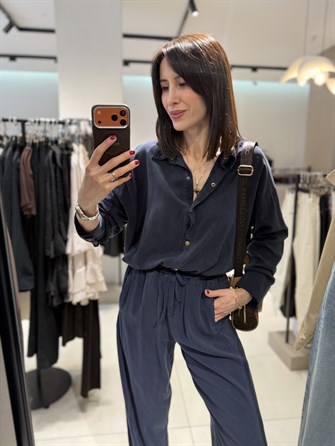 Yıkamalı Tensel Takım LACİVERT