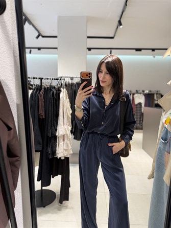 Yıkamalı Tensel Takım LACİVERT