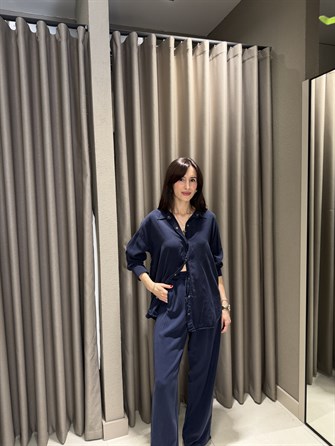 Yıkamalı Tensel Takım LACİVERT