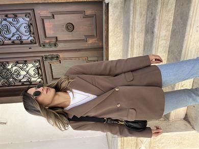 Yumuşak Dokulu Owersize Blazer Ceket