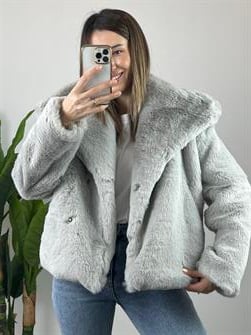 ZR Muadili Premium Açık Gri Kürk