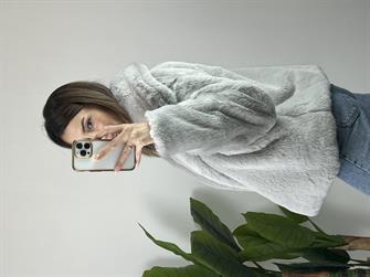 ZR Muadili Premium Açık Gri Kürk