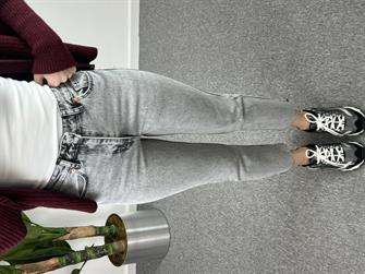 ZR Orjinal marka Açık Gri Momfit Jean