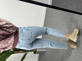 ZR Orjinal marka Buz Mavi Momfit Jean