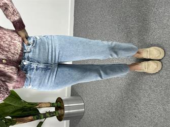 ZR Orjinal marka Buz Mavi Momfit Jean