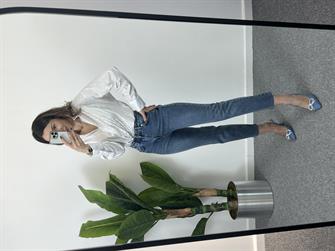 ZR Orjinal marka Mavi Momfit Jean