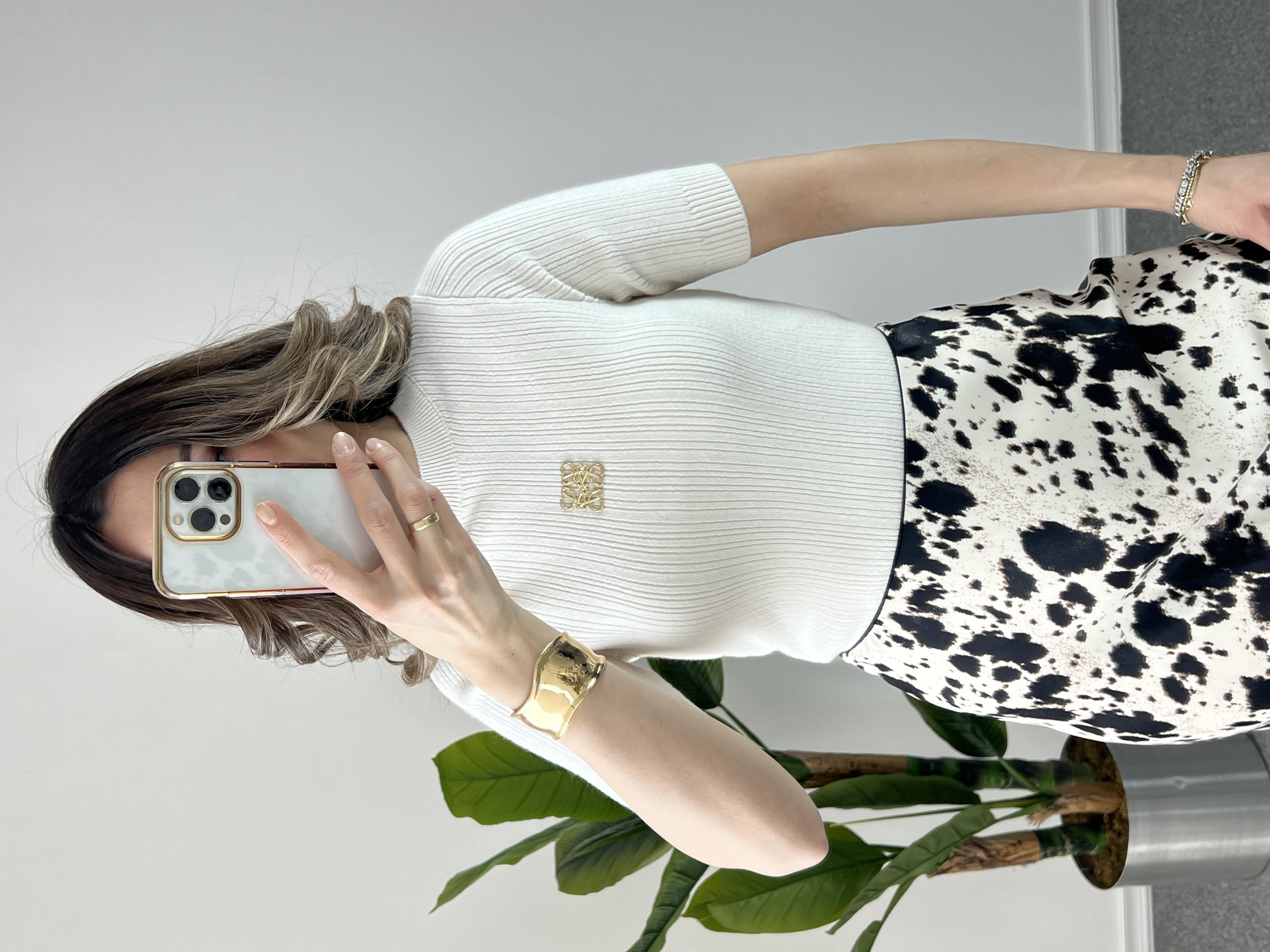 Armalı Kısa Kollu Ekru Triko