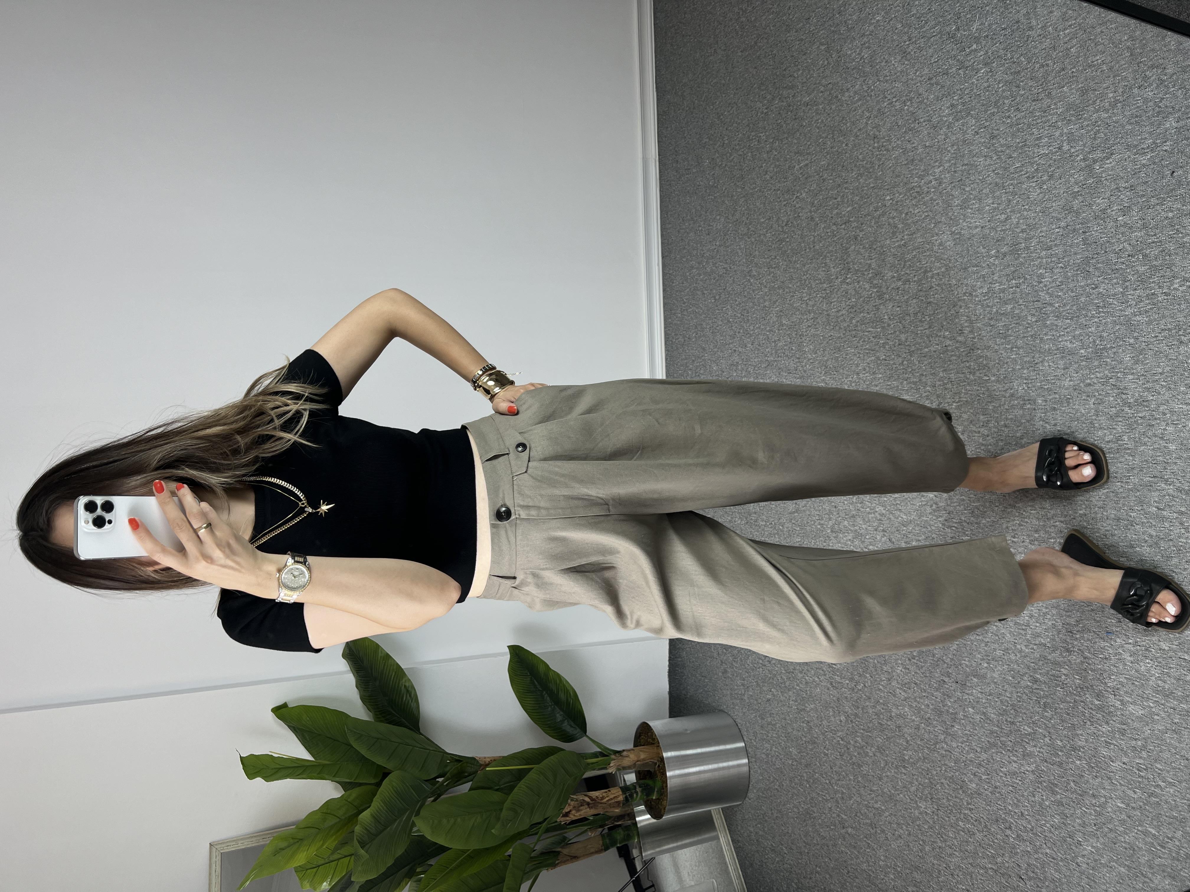 Dilvin Kısa Kollu Siyah Crop