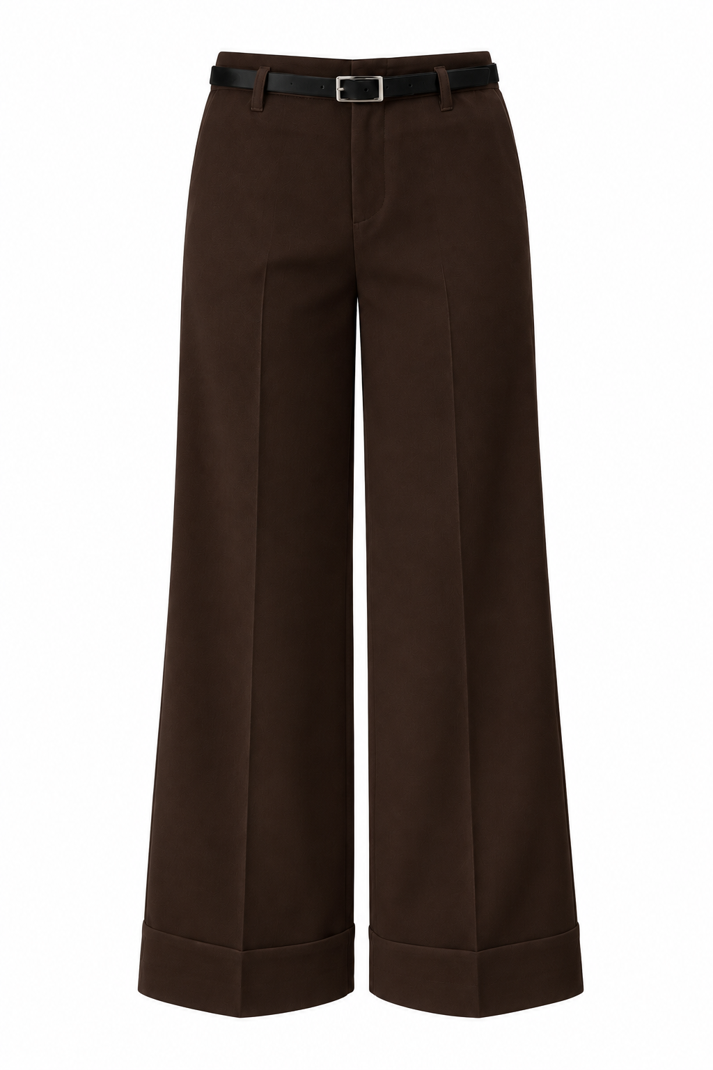 Dubble Paça Kemerli Pantolon 501 ACI KAHVE