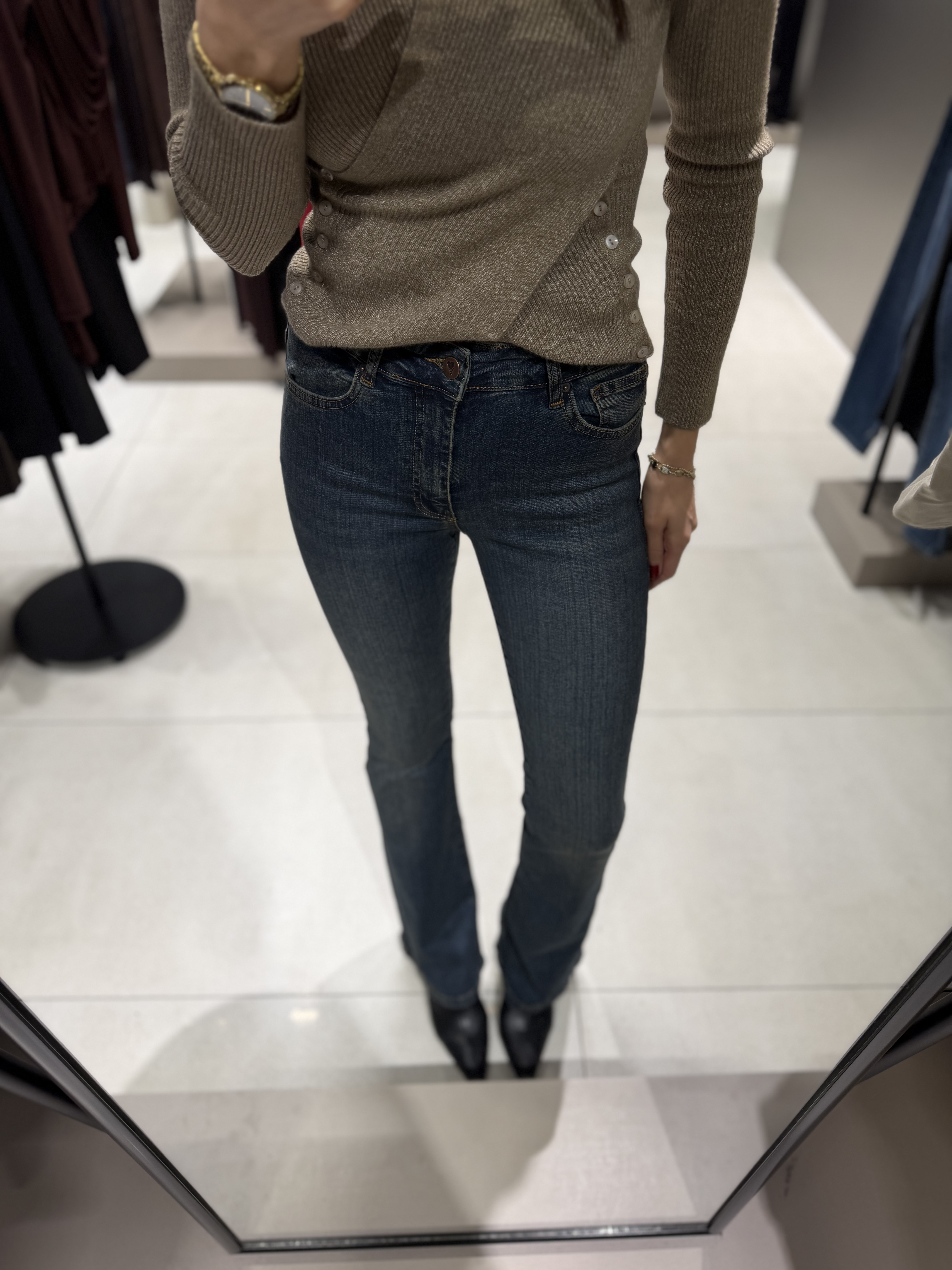 ESKİTME İSPANYOL JEAN MAVİ