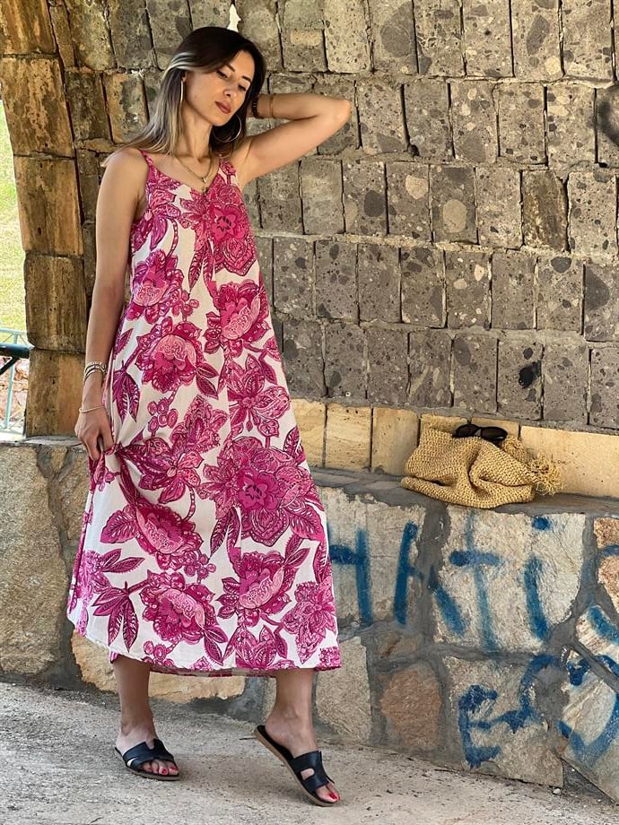 FLW KETEN ASKILI ELBİSE