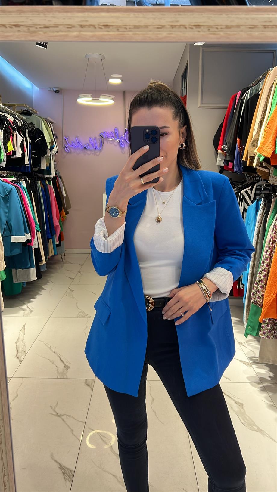 FSP SAKS KETEN OWERSİZE CEKET