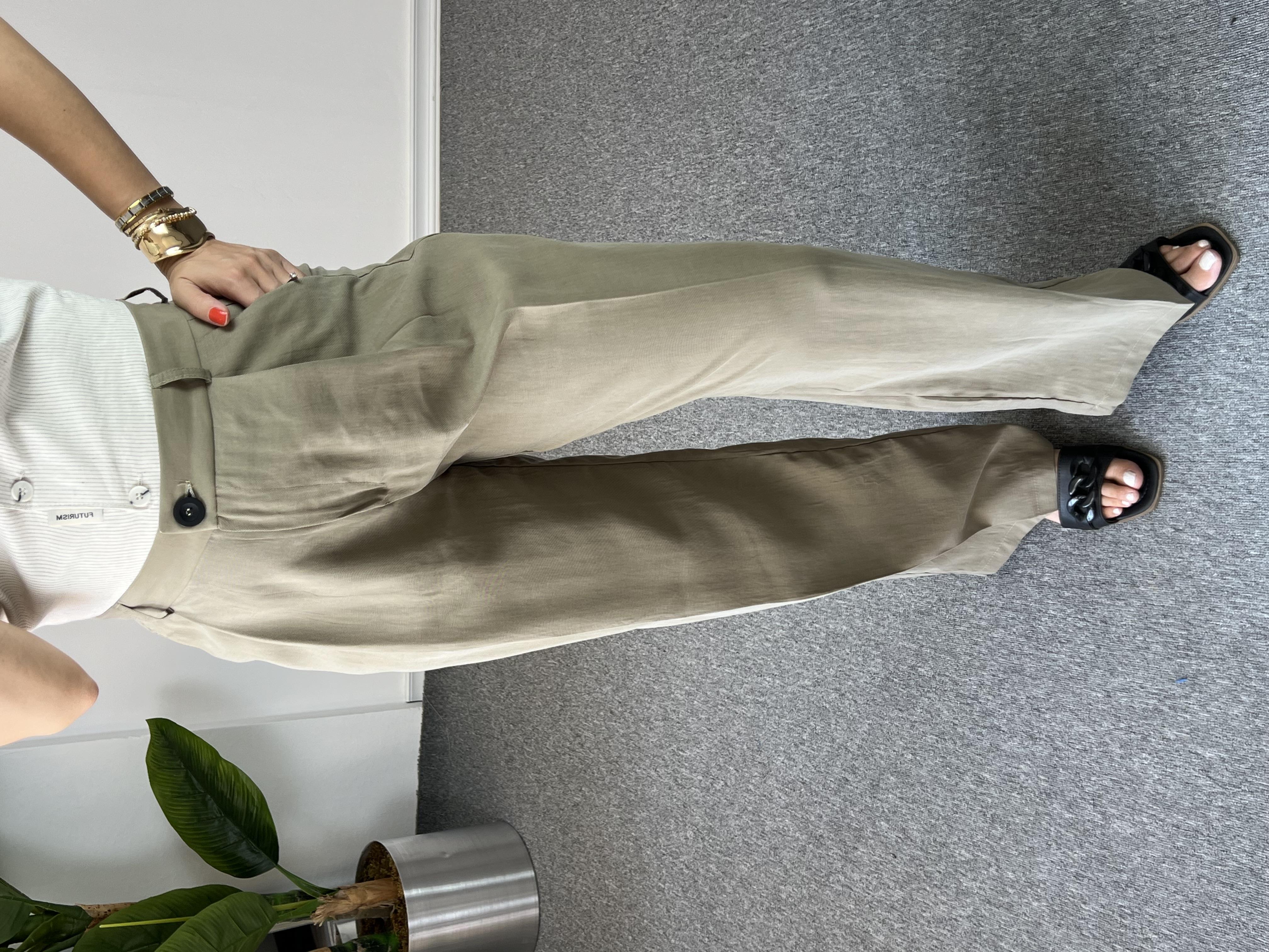 Haki Tensel Pantolon 