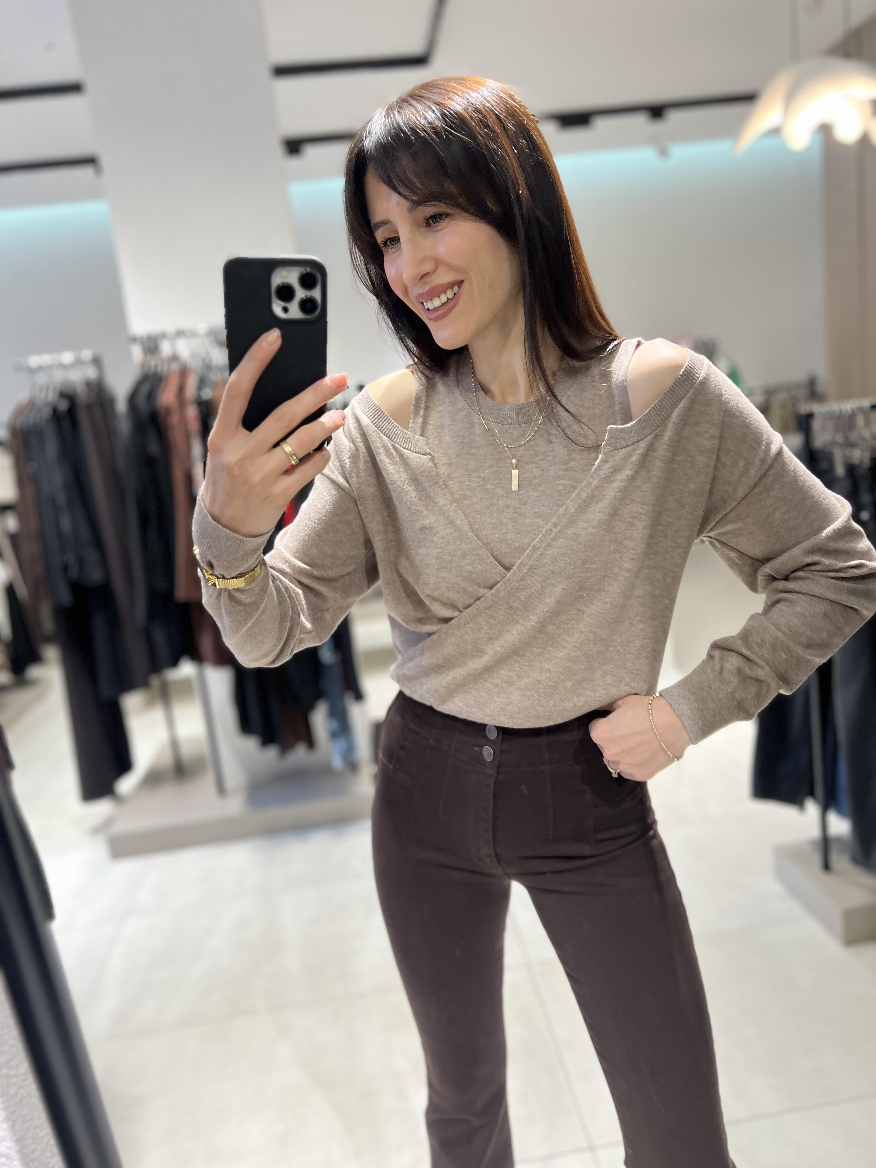 İkili Triko Vizon Kazak 