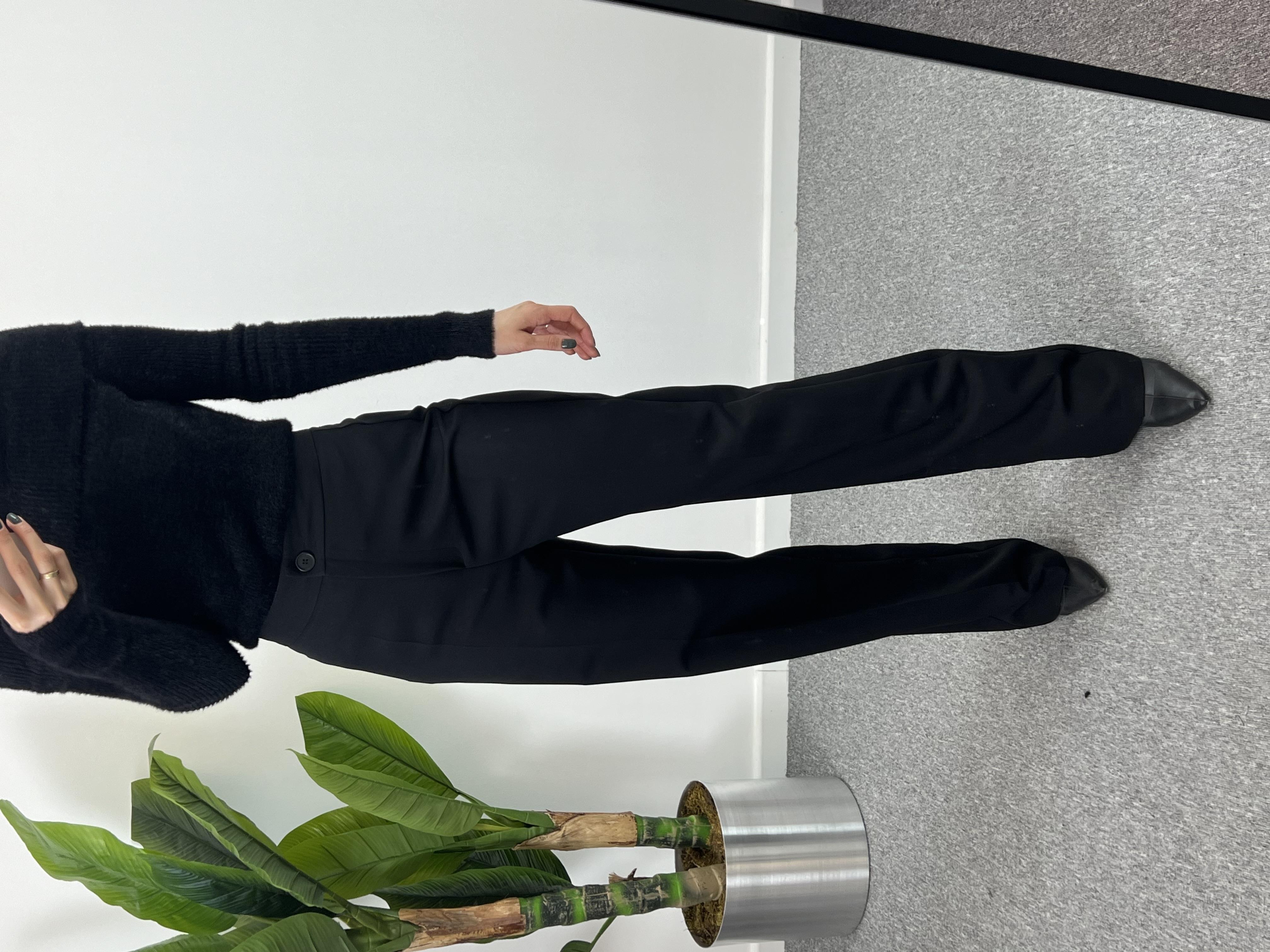 Palazzo Siyah Pantolon