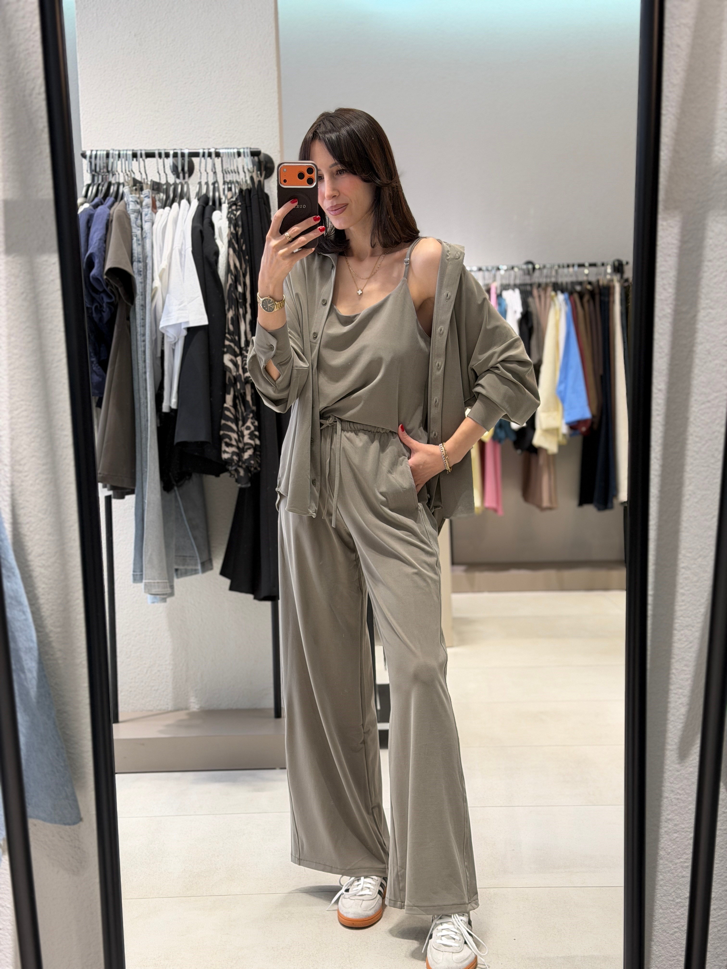 Premium 3'lü Modal Takım HAKİ