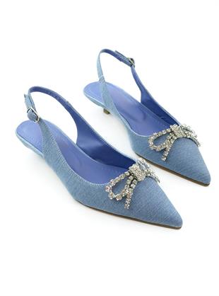 Fiona Denim Topuklu Ayakkabı