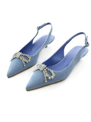 Fiona Denim Topuklu Ayakkabı
