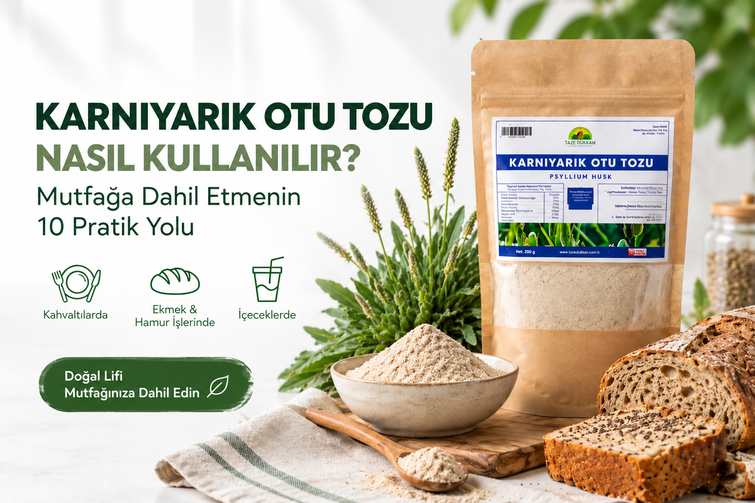 karnıyarık otu tozu kullanım alanları ve 10 pratik kullanım önerisi