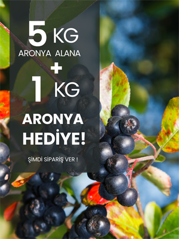 5 kg Aronya Alana 1 kg Hediye