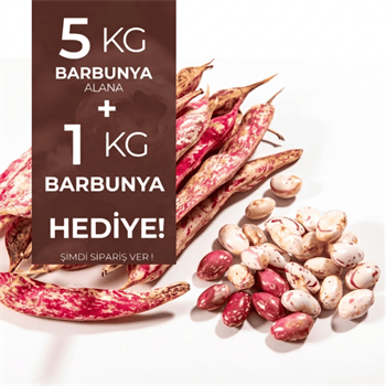 5 kg Barbunya alana 1 kg HediyeSebzeler ve Yeşillikler