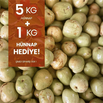 5 kg Hünnap Alana 1 kg HediyeMeyve Sebze