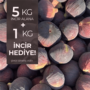 5 kg İncir Alana 1 kg HediyeMeyve Sebze