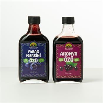 Aronya Özü Yaban Mersini Özü Avantajlı SetTaze Dükkan Üretim Ürünleri