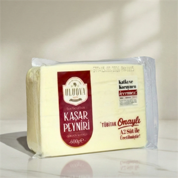Uluova Tam Yağlı Kaşar Peyniri 600gSüt Yoğurt Peynir Tereyağ