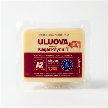 Uluova Tam Yağlı Kaşar Peyniri 600gSüt Yoğurt Peynir Tereyağ