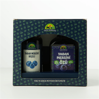 Yaban Mersini Özü Yaban Mersini Reçeli Hediye Kutulu SetTaze Dükkan Üretim Ürünleri