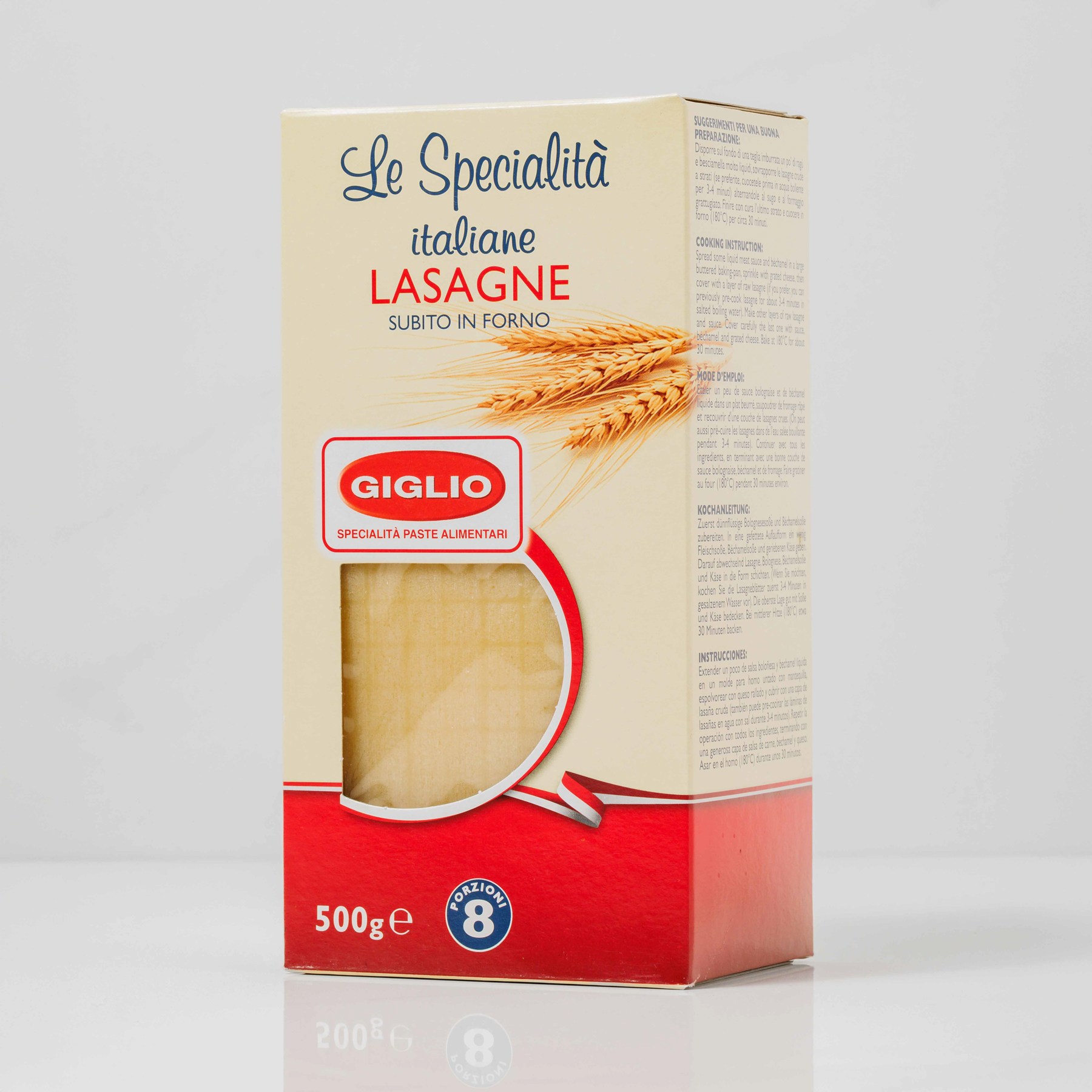 Giglio Le Specialita İtalyan Lazanya 500g