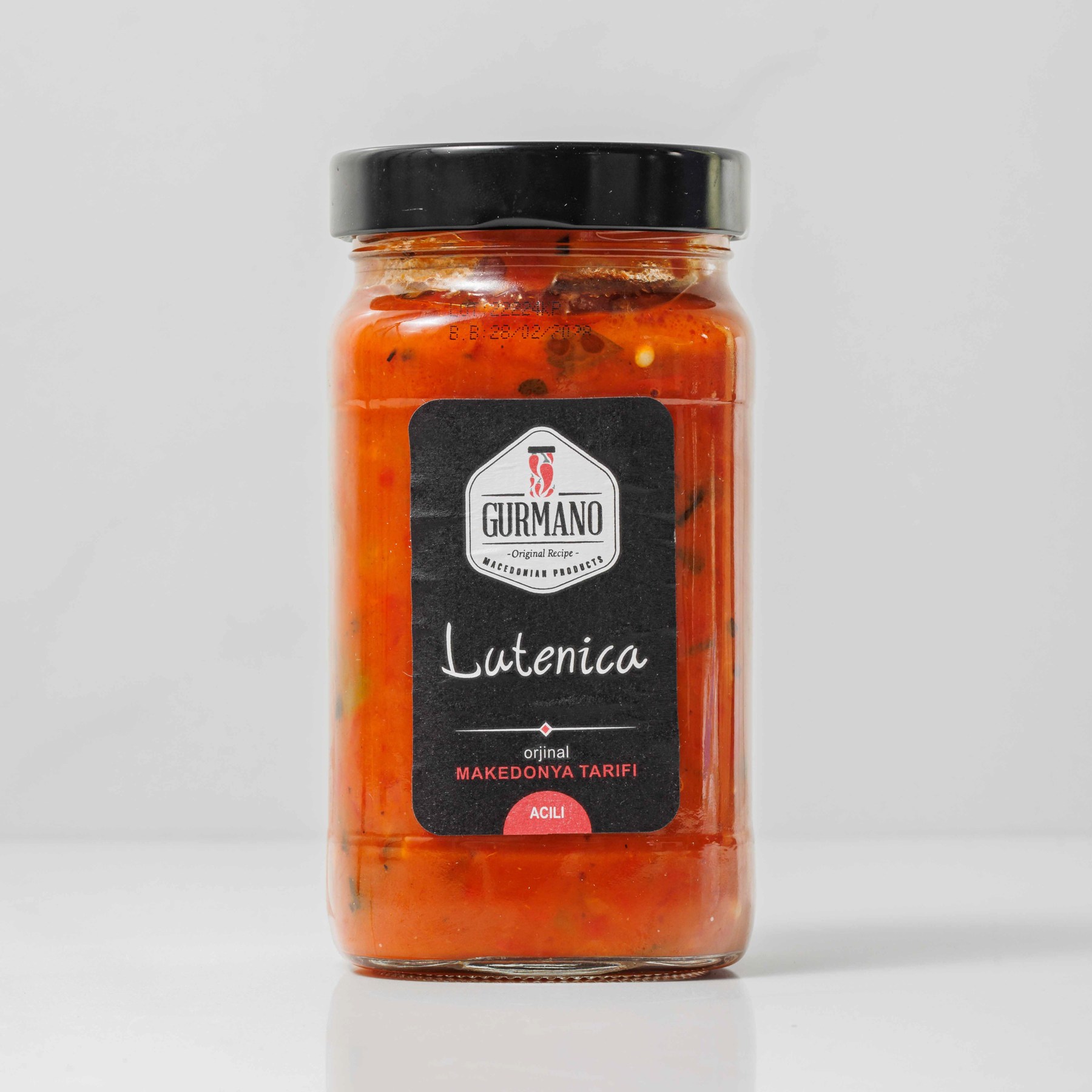 Gurmano Lutenica Acılı 500ml