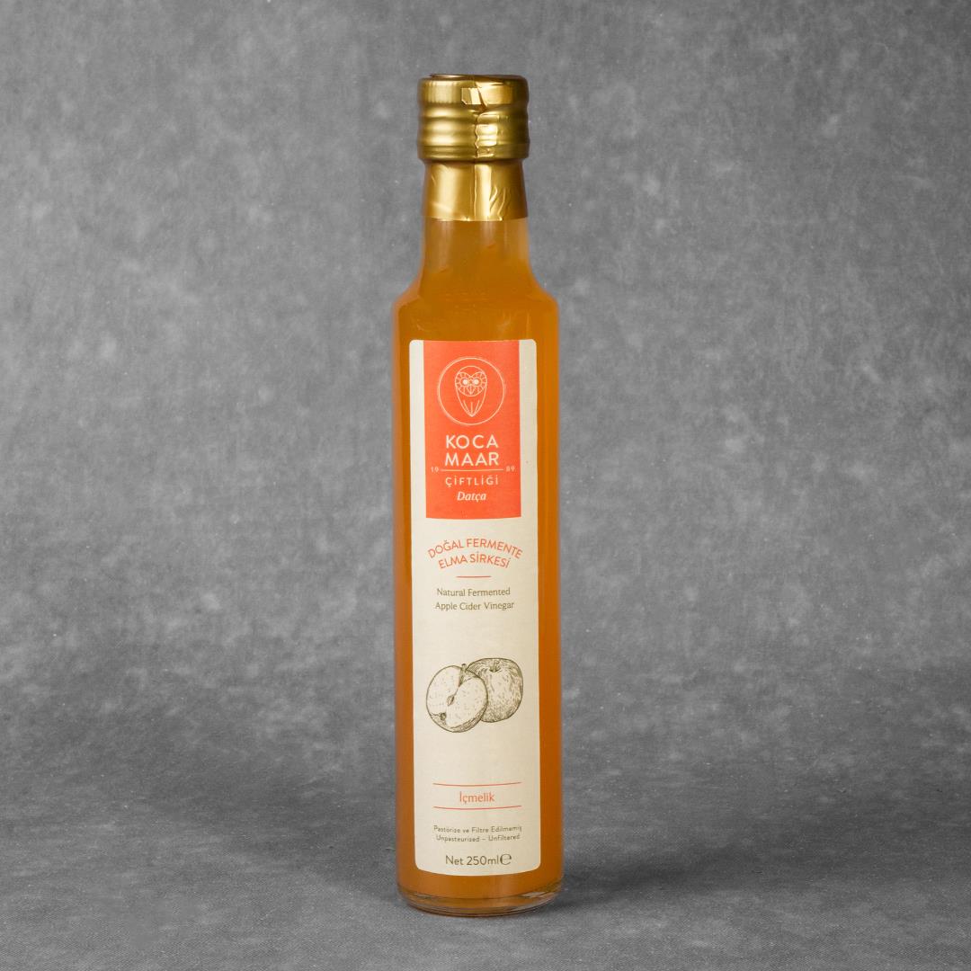 Kocamaar Çiftliği Doğal Fermente Elma Sirkesi İçmelik 250 ml