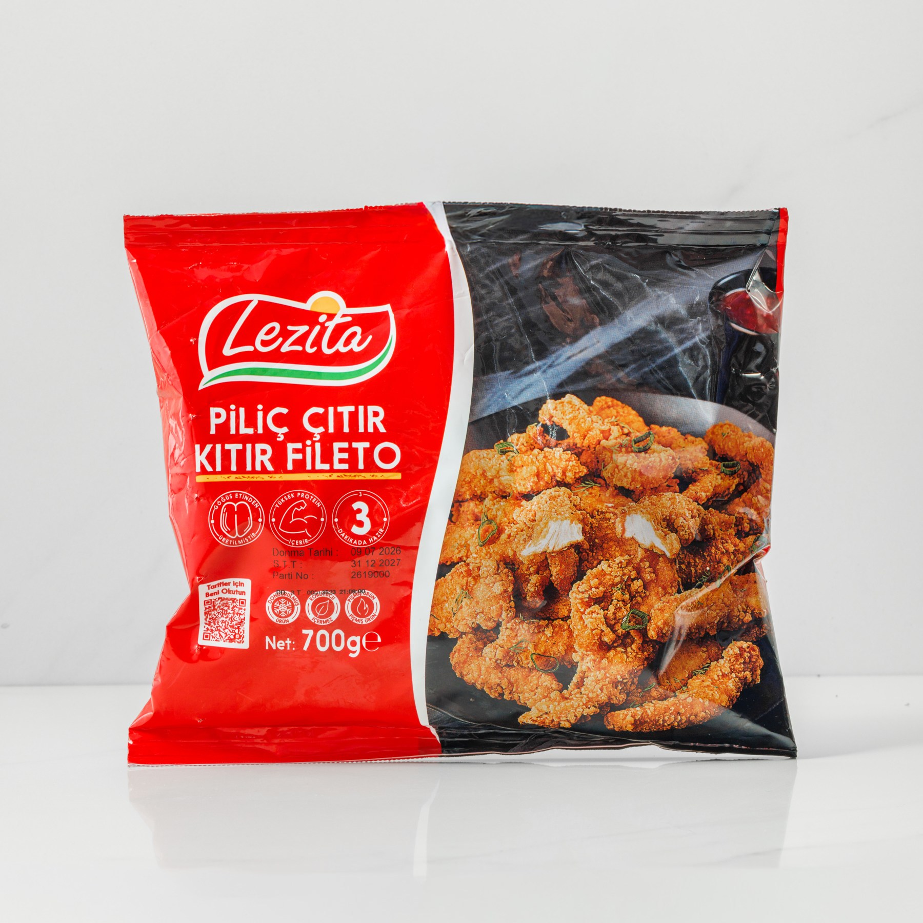 Lezita Piliç Çıtır Kıtır Piliç Fileto 700g