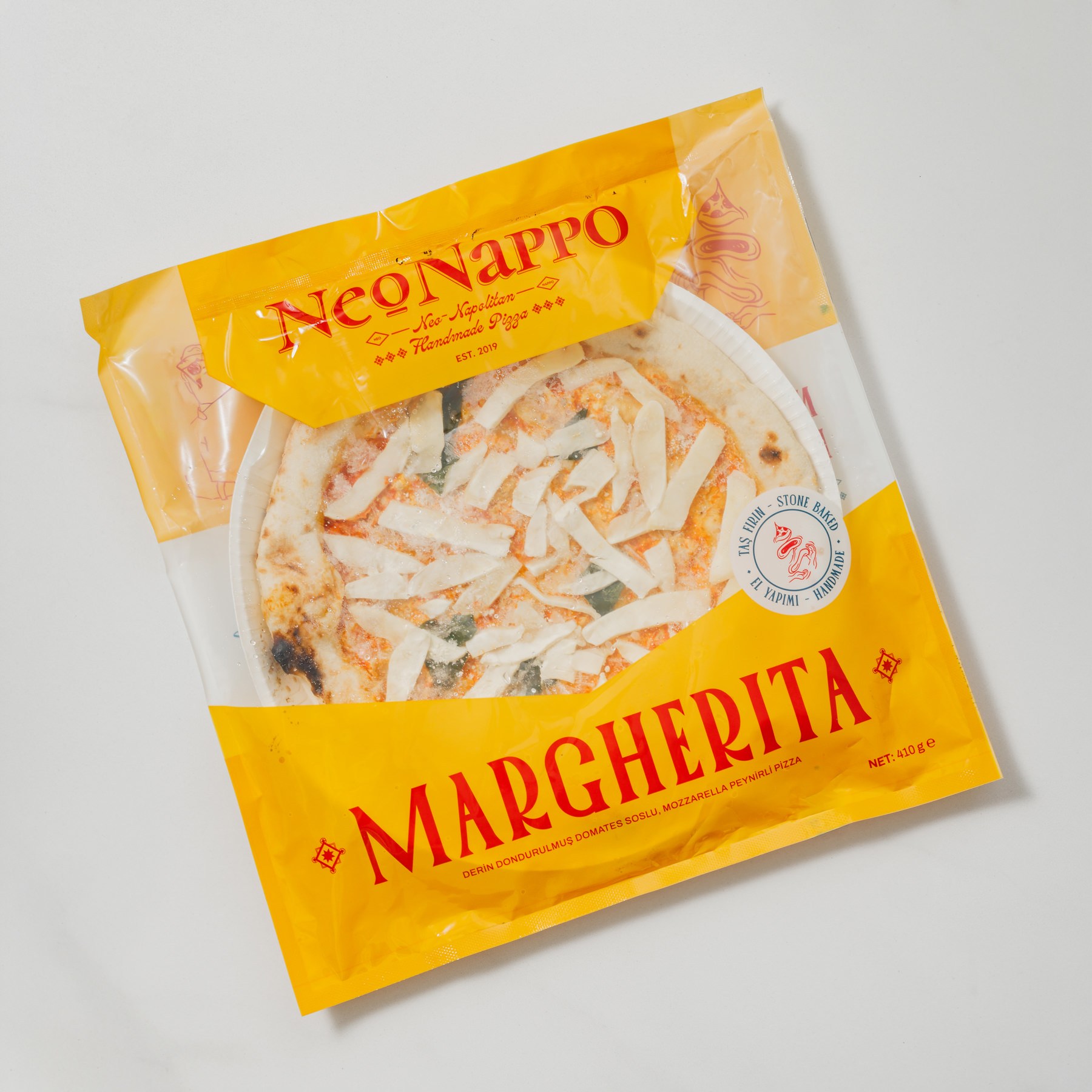 Neo Nappo Margherita Pizza 410g (Donuk)