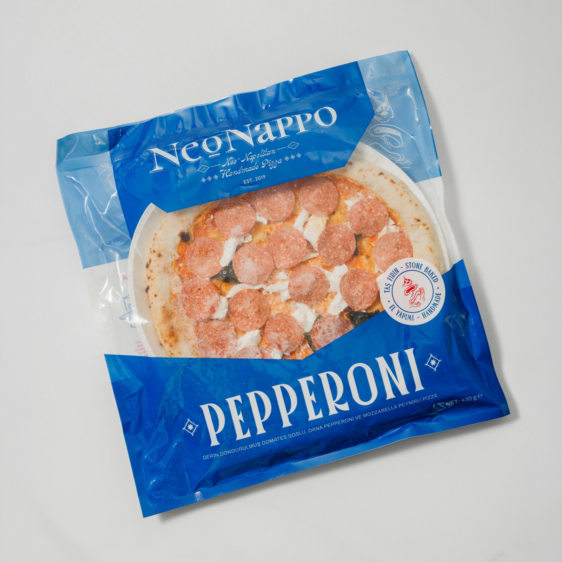 Neo Nappo Pepperoni Pizza 430g (Donuk)
