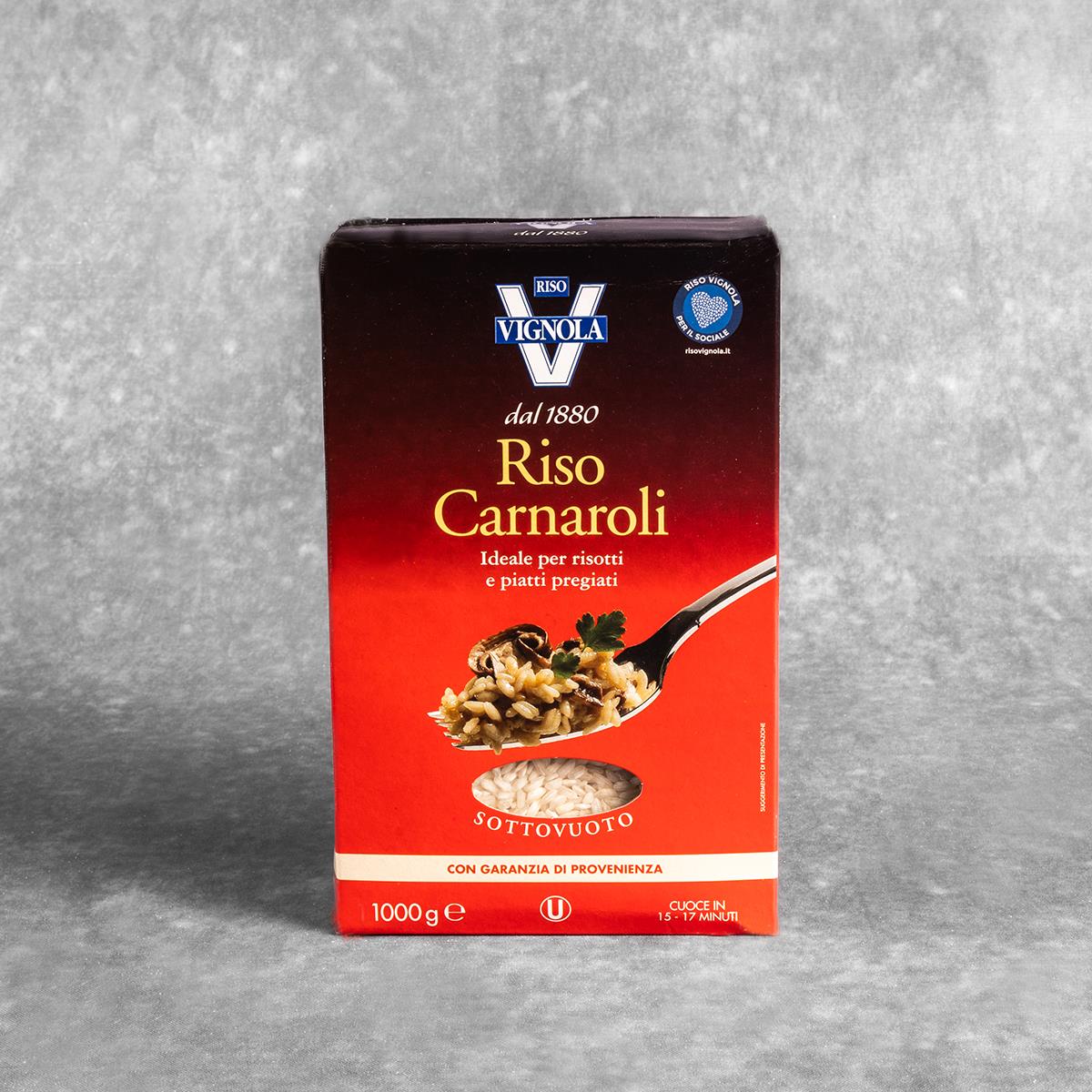 Riso Vignola Carnaroli Uzun Taneli Risotto Pirinci 1000 gr