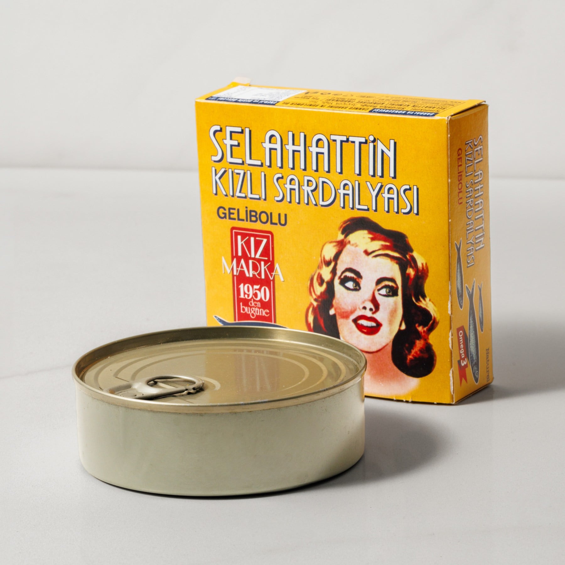 Selahattin Kemerli Kızlı Marka Sardalya Konserve 225g