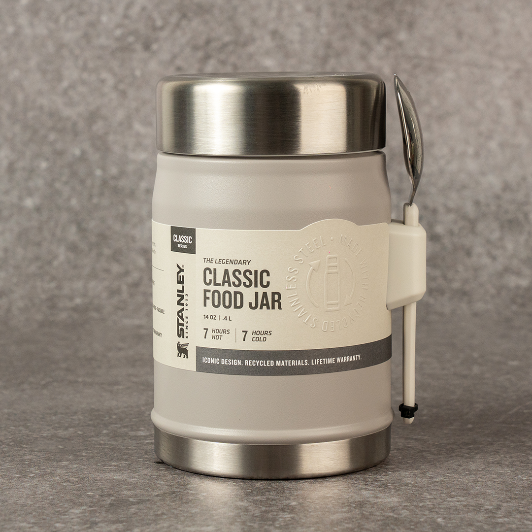 Stanley Klasik Kaşıklı Yemek Termosu 0.4L Gri