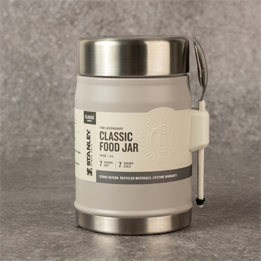 Stanley Klasik Kaşıklı Yemek Termosu 0.4L Gri