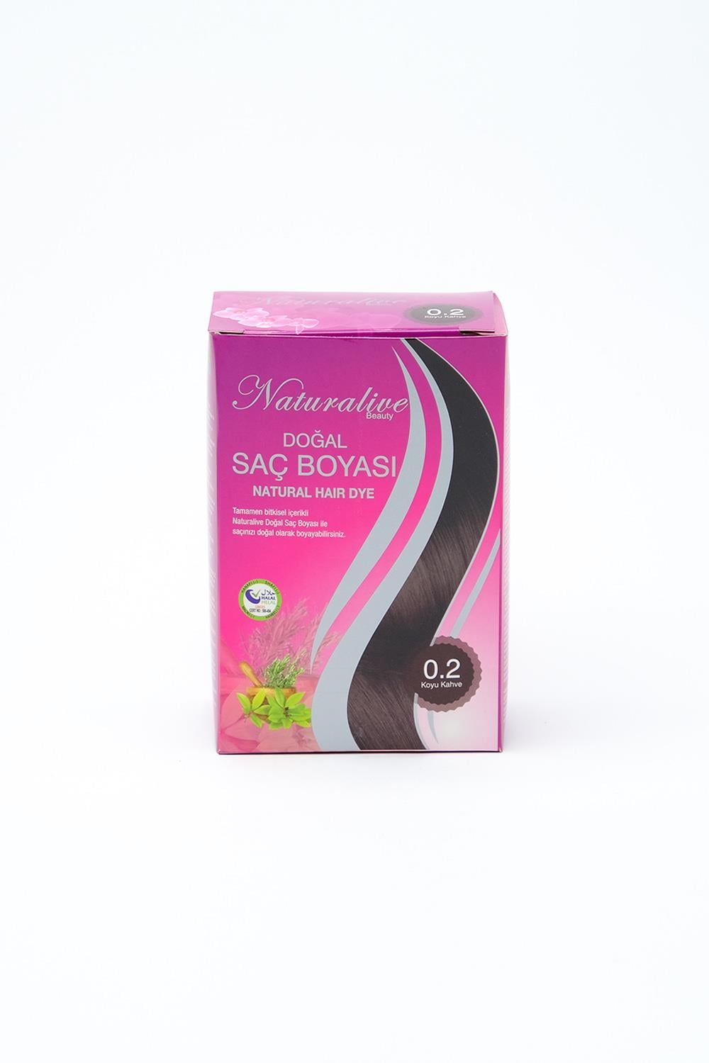 NATURALİVE DOĞAL SAÇ BOYASI KOYU KAHVE