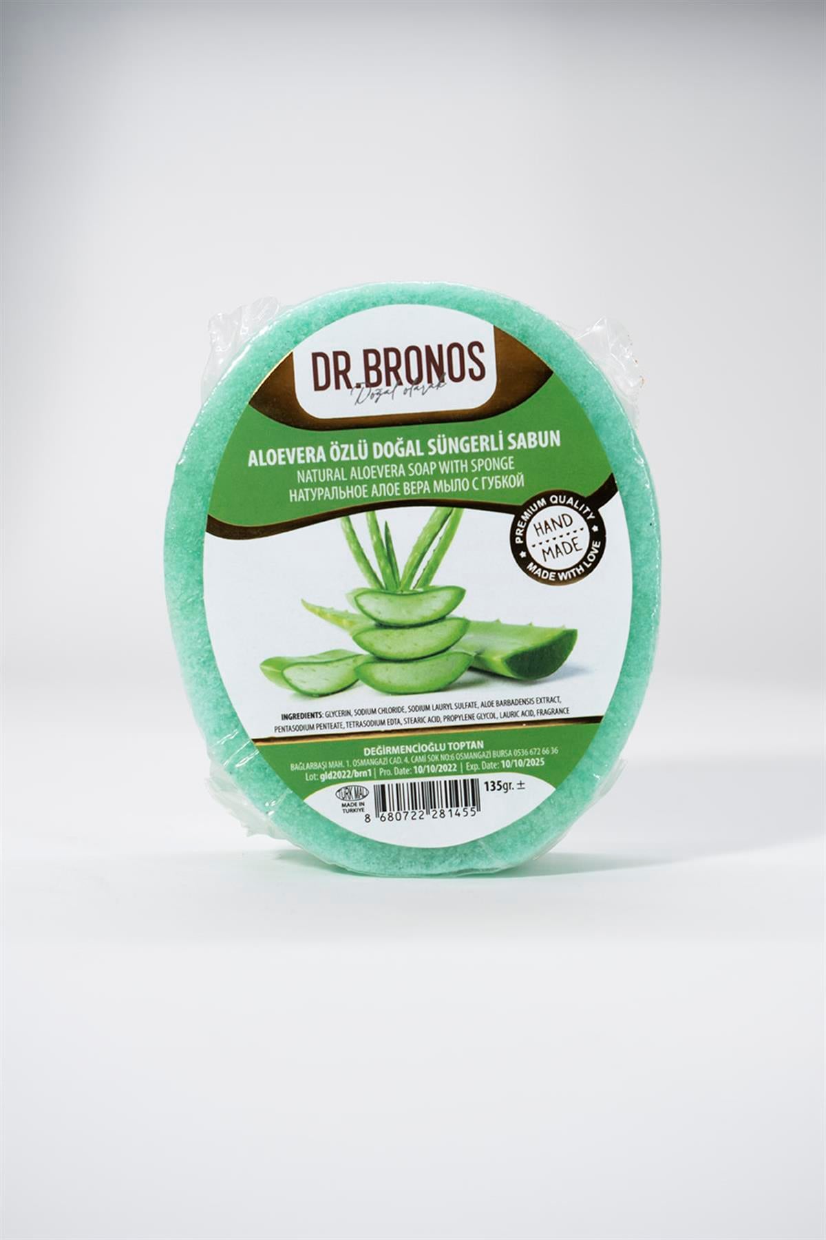 DR BRONOS ALOVERA DOĞAL SÜNGERLİ SABUN 