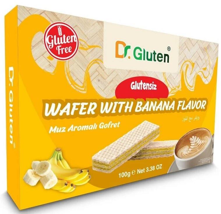 DR GLUTEN GLUTENSİZ MUZLU GOFRET