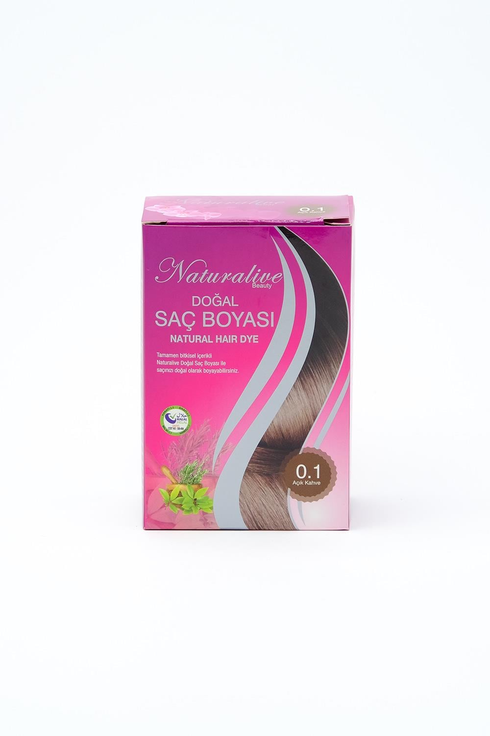 NATURALİVE DOĞAL SAÇ BOYASI AÇIK KAHVE