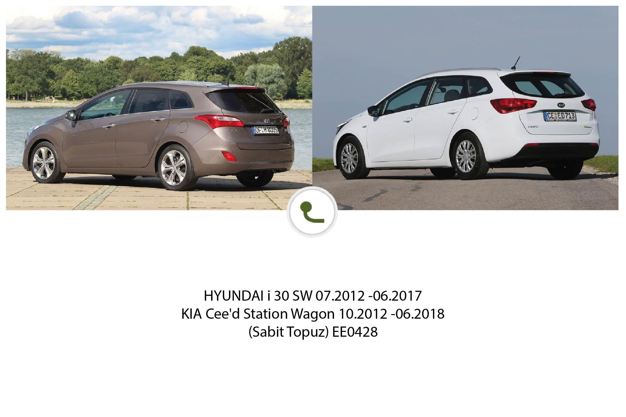 KIA Cee'd Station Wagon 10.2012 -06.2018 (Sabit Topuz)