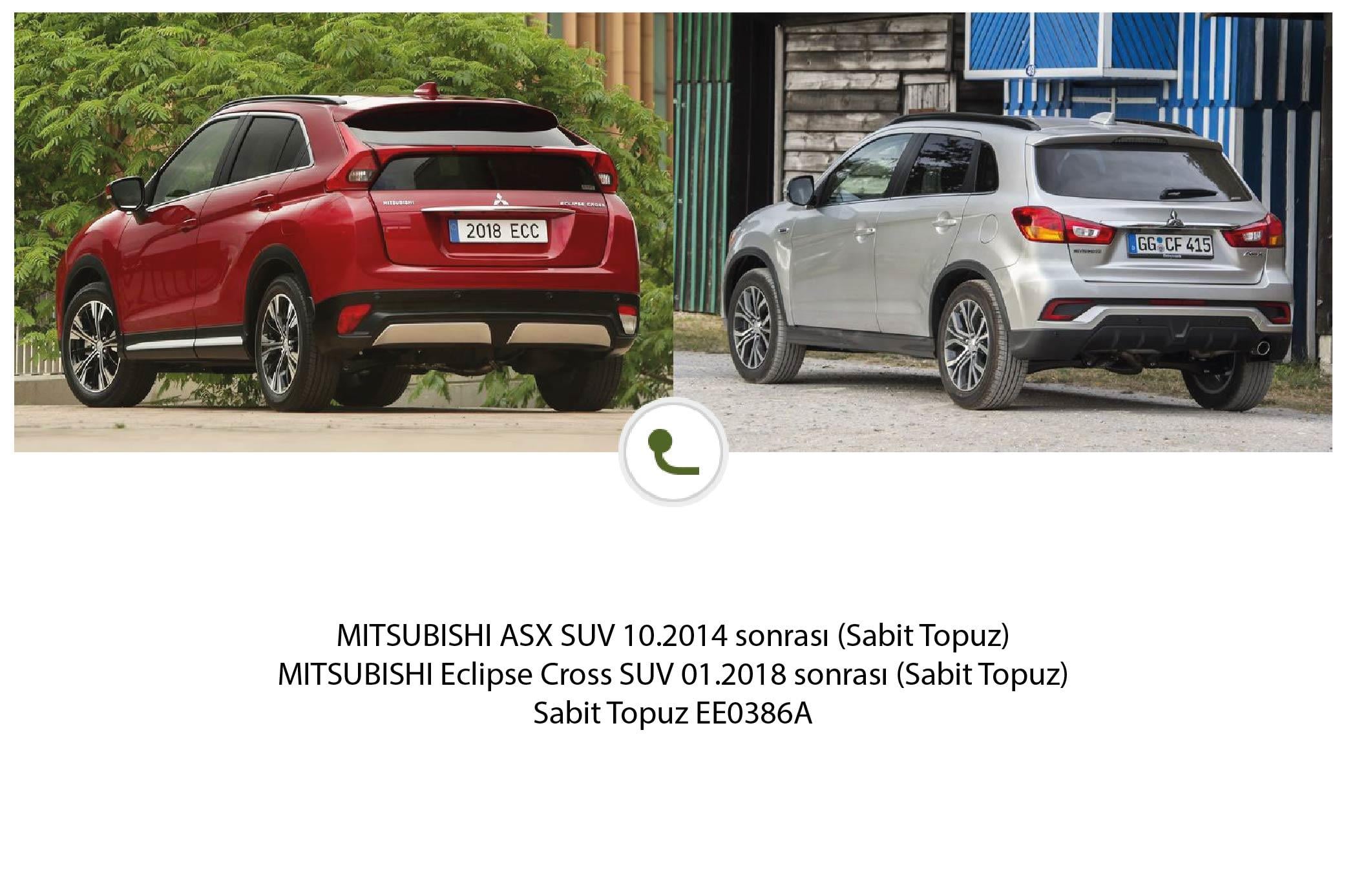 MITSUBISHI Eclipse Cross SUV 01.2018 sonrası (Sabit Topuz)